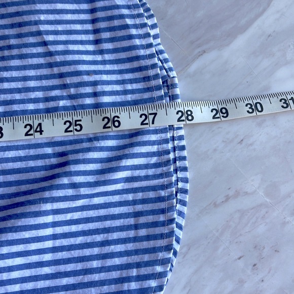 Abercrombie & Fitch Mens’ Blue and White Striped Button Down Shirt NWOT - Picture 6 of 6